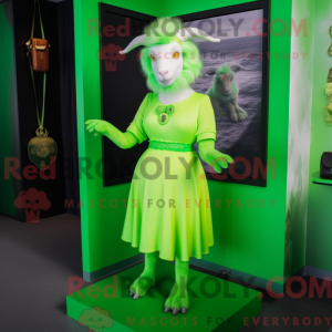 Mascot character of a Lime...