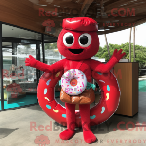 Mascot character of a Red...