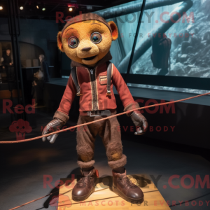 Mascot character of a Rust...
