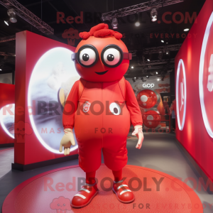 Mascot character of a Red...