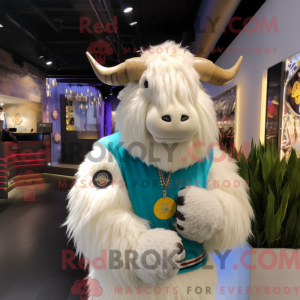 Mascot character of a White...