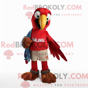 Mascot character of a Red...