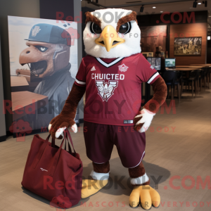 Maskottchen eines Maroon...