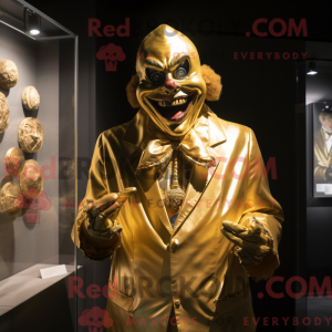Maskottchen eines goldenen...