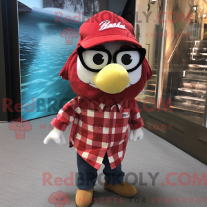 Mascot character of a Red...