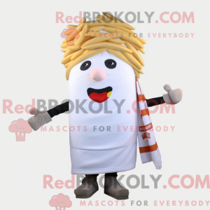 Mascot character of a White...