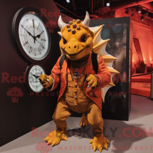 Maskottchen eines rostroten...