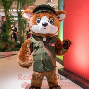 Mascot character of a Olive...