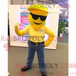 Maskot-karakter av en...