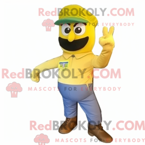 Mascot karakter van een...