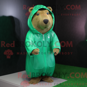 Mascot character of a Green...