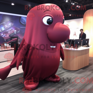 Mascot character of a...
