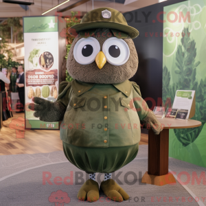 Mascot character of a Olive...