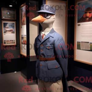 Maskotfigur af en Navy...