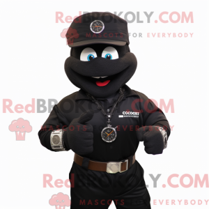 Mascot character of a Black...