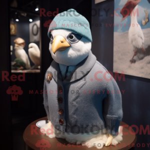 Maskot karakter af en due...