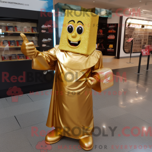 Postava maskota zlaté...