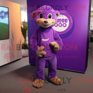 Postava maskota Purple...