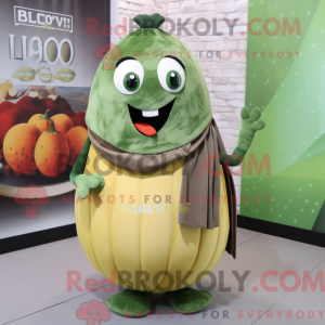Mascot character of a Olive...