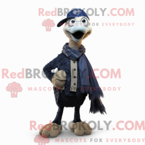Mascot character of a Navy...