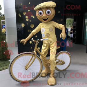 Maskottchen eines goldenen...
