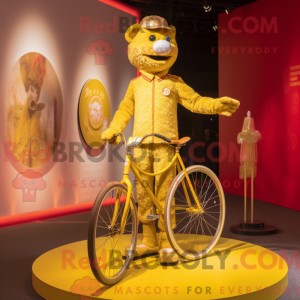 Maskot-karakter af en Gold...