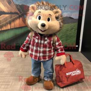 Mascottefiguur van een...