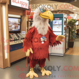 Mascot character of a Red...