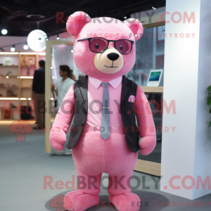Personaje mascota de un oso...