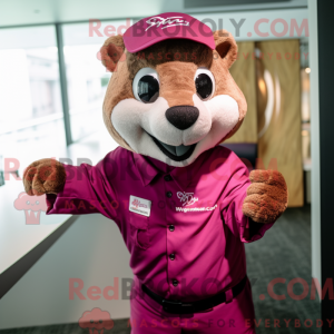 Maskot-karakter av en...
