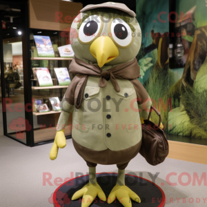 Mascot character of a Olive...