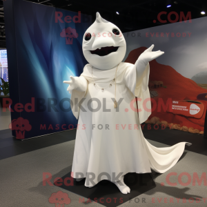 Mascot character of a White...