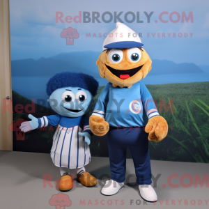 Mascot character of a Blue...