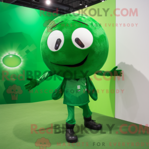 Mascot character of a Green...