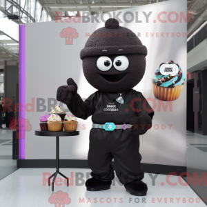 Mascot character of a Black...
