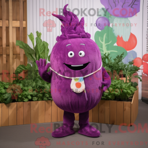 Postava maskota Purple Beet...
