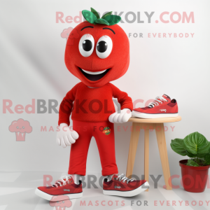 Mascot character of a Red...