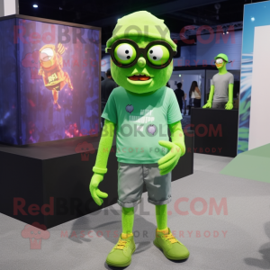 Lime Green Undead mascotte...