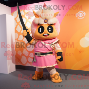 Maskottchen eines Peach...