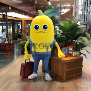 Mascot character of a Lemon...