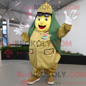 Mascot karakter van een...