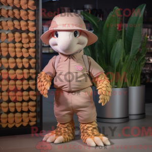 Maskottchen eines Peach...