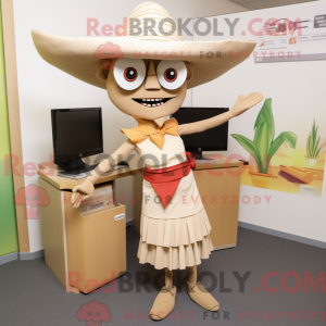 Maskottchenfigur eines Tan...