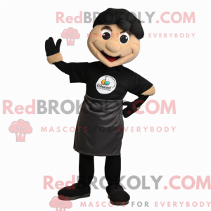 Mascot character of a Black...