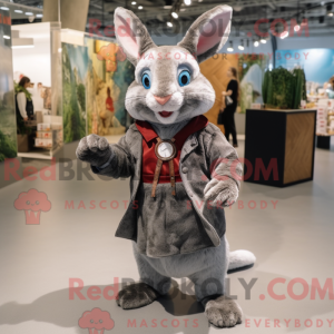 Mascot character of a Gray...
