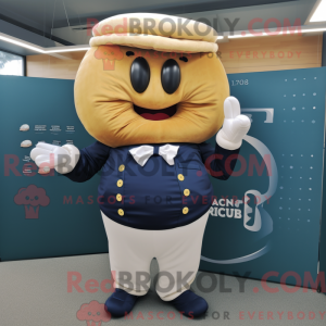 Mascot character of a Navy...