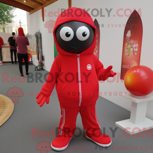 Mascot character of a Red...