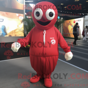 Mascot character of a Red...