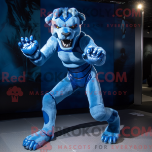 Máscara de Smilodon azul...