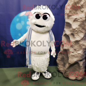 Mascot character of a White...
